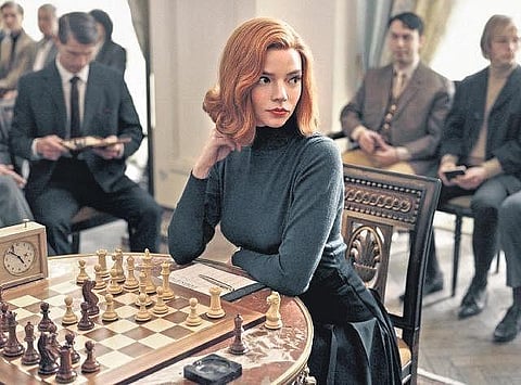 A still from 'The Queen's Gambit'