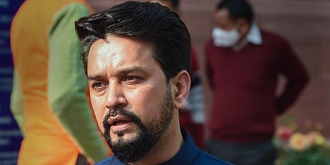 Union Sports Minister Anurag Thakur. (Photo | PTI)