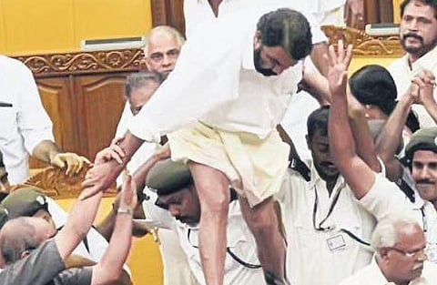 Left leaders on ruckus in Assembly: Only defended ourselves from watch and ward