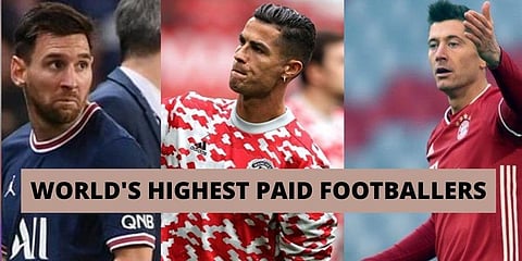 World’s highest-paid footballers 2021: Cristiano Ronaldo's Manchester United switch helps him to reclaim top spot from Lionel Messi