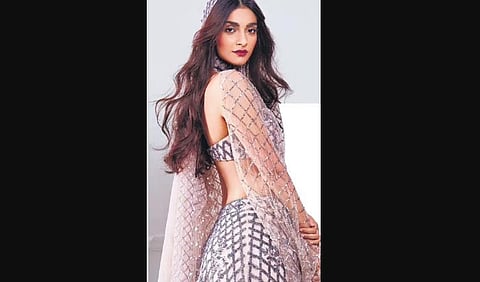 Sonam Kapoor in a Shehla Khan creation