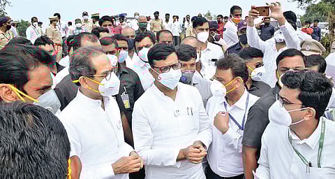 Diwegaonkar with Maharashtra CM Uddhav Thackeray.