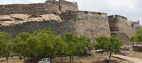 A view of the historic Ranjankudi Fort (Photo | Express)