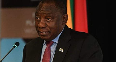 South African President Cyril Ramaphosa  ( Photo | Twitter )