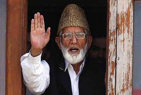 Former Hurriyat Conference chairman Syed Ali Shah Geelani. (Photo | AP)