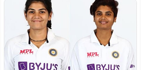Meghna Singh & Yastika Bhatia (Photo @BCCIWomen)
