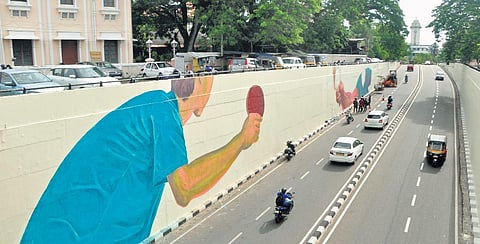 The Palayam Underpass.