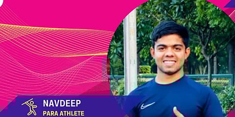 Indian para javelin thrower Navdeep (Photo | SAI Media Twitter)