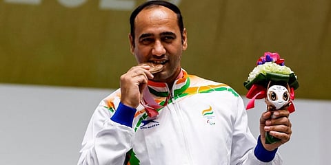 Indian para shooter Singhraj Adhana (Photo | SAI Media Twitter)