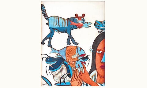 Untitled KG Subramanyan C. 1980 