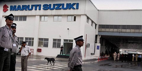 Maruti Suzuki plant in Manesar, Haryana (Photo | PTI)
