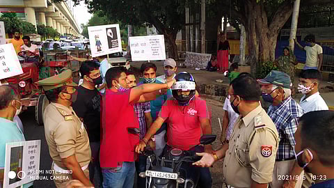 Kumar has now been given the sobriquet the ‘helmet man of India' for his deeds. (Photo | Special arrangement)