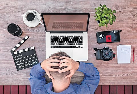 Representational image of exhaustion.