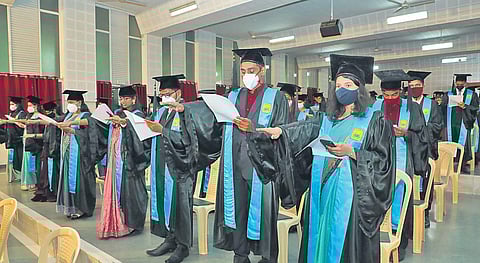 The Institute of Allied Health Sciences, St John’s Medical College, held a convocation to award degree certificates to 120 health professionals on Tuesday | Express