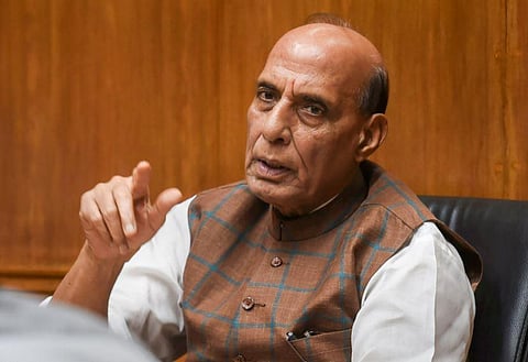 Water from 115 countries to be offered at Ayodhya, Rajnath says it replicates message of Vasudhaiva Kutumbakam