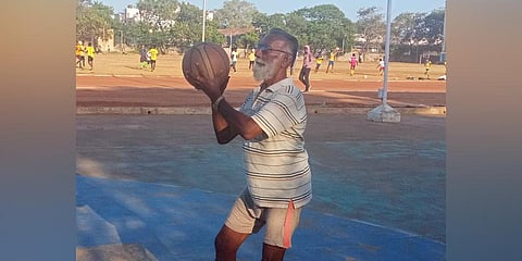 M Ganesh Nadar is an active sportsman and teaches English to sports hostel students at Tharuvai for free | Express