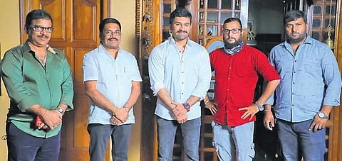 Left to Right: N S Rajkumar, B S Chandrashekar, Dheeren, Ravindra Venshi and Jeevan