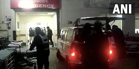 Twelve pilgrims have died and over a dozen others injured in a stampede at Jammu and Kashmir's Mata Vaishno Devi shrine. (Photo | ANI)
