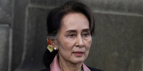 Myanmar's ousted leader Aung San Suu Kyi (File photo| AP)