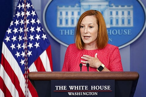 White House press secretary Jen Psaki.(Photo | AP)