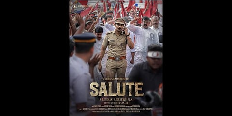 Poster of Dulquer Salman's Salute. (Photo | Instagram)
