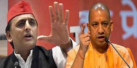 SP chief Akhilesh Yadav and UP CM Yogi Adityanath