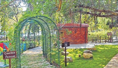 Sensory park for differently abled children and adults set up near Napier museum  in Thiruvananthapuram| BP Deepu