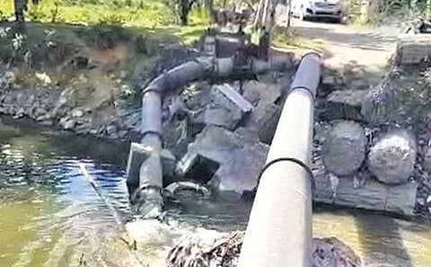 Sewage being let into Keelkattalai surplus canal again