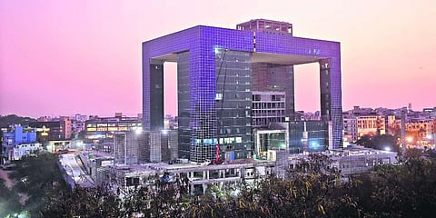 The new Command and Control Centre that was built in Hyderabad (Photo | Twitter, KTR)