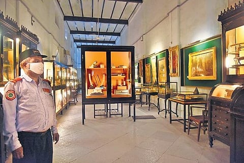 The historic Nizam’s Museum at Purani Haveli in Hyderabad. (File photo| EPS)
