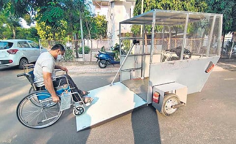 ‘Smart wings’ for free & green movement of differently-abled