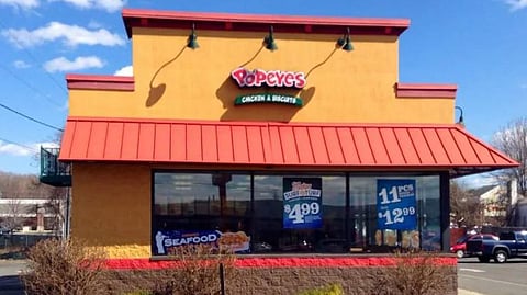 Popeyes, founded in 1972 in Louisiana, has over 3,400 restaurants in over 25 countries around the world. Popeyes (Wikimedia Commons)