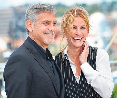 George Clooney and Julia Roberts.