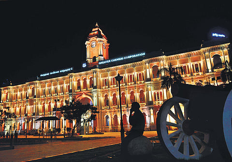 Greater Chennai Corporation's Ripon Building. (File photo| Debadatta Mallick, EPS)