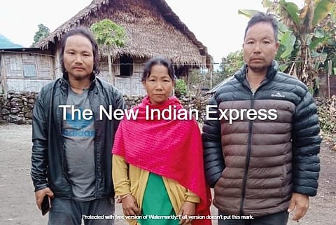 File photo of Miram Tarom's parents and eleder brother (Special arrangement)