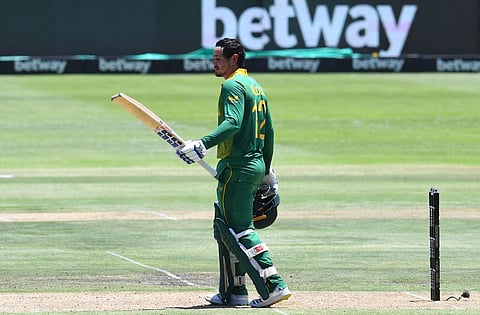 South African cricket Quiton De Kock (Photo | AFP)