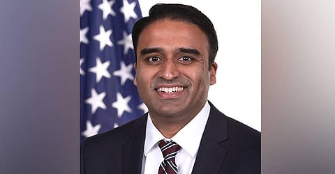 Maju Varghese, the 44-year-old Indian-origin director of the White House Military Office. (Photo | Special Arrangement)