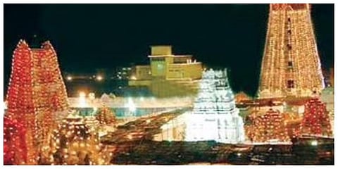 Sri Raja Rajeshwara Swamy temple. (File photo)