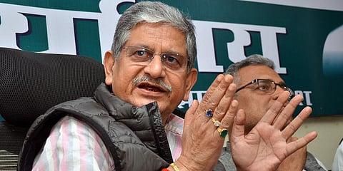 JDU national president Rajiv Ranjan Singh alias Lalan Singh (Photo | PTI)