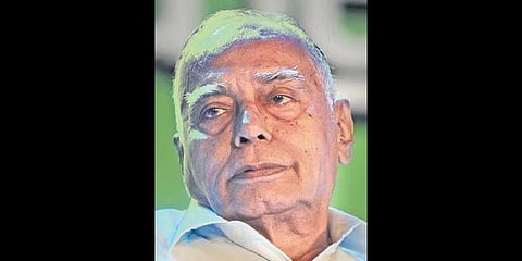 Renowned archaeologist and Padma Bhushan awardee R Nagaswamy died at the age of 91 on Sunday. (Photo | EPS)