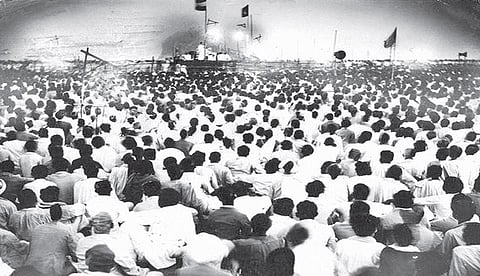 Marina has been a popular venue for many speeches.