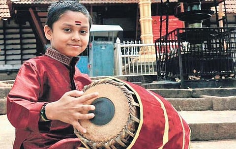 At 14, Deviprasad's deft mridangam beats bring national honour for Kerala