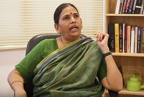 Human rights lawyer Sudha Bharadwaj. (Youtube Screenshot)