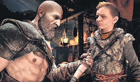 A still from ‘God of War’