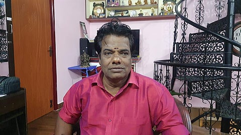 Kongampattu AV Murugaiyan is a Thavil teacher at Villupuram Government Music school.