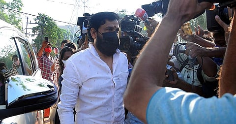 Actor Dileep arriving at the crime branch office in Kalamassery for the  interrogation. (Photo | A Sanesh, EPS)