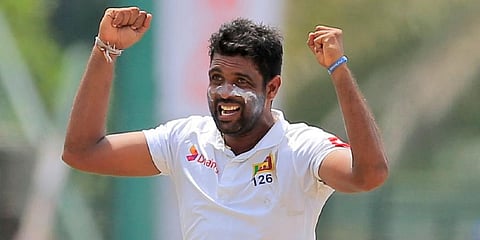 Sri Lanka spinner Dilruwan Perera (Photo | AP)