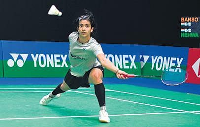 Young Indian badminton player Malvika Bansod (Photo | BAI)
