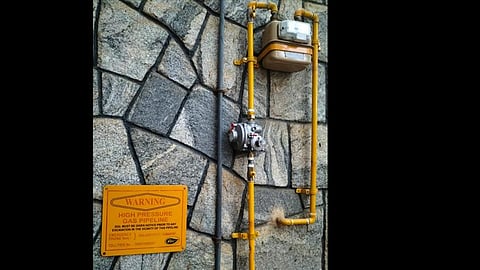 Piped natural gas usage in kitchens