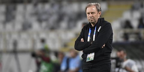 Outgoing Ghana men's football team coach Milovan Rajevac (Photo | AFP)